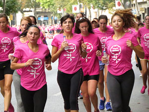 Cursa de la Dona 2016. Cursa pels carrers de Girona