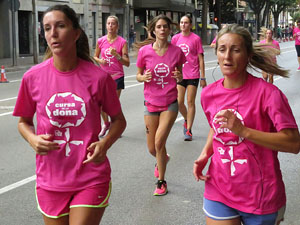 Cursa de la Dona 2016. Cursa pels carrers de Girona