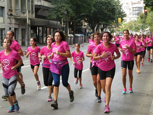 Cursa de la Dona 2016. Cursa pels carrers de Girona