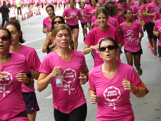 Cursa de la Dona 2016. Cursa pels carrers de Girona