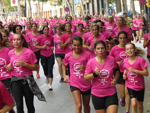 Cursa de la Dona 2016. Cursa pels carrers de Girona