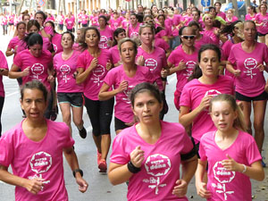 Cursa de la Dona 2016. Cursa pels carrers de Girona