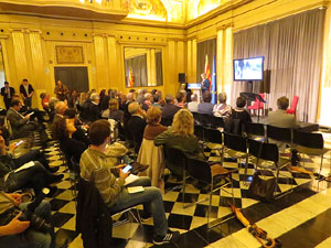 Celebraci&oacute; del Dia d'Europa 2016 al Sal&oacute; de Descans del Teatre Municipal de Girona