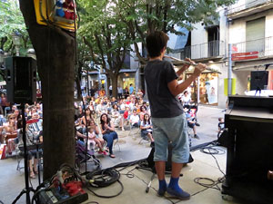Dia de la M&uacute;sica 2016. Escenari de la Rambla de la Llibertat