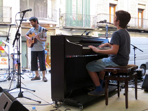 Dia de la M&uacute;sica 2016. Escenari de la Rambla de la Llibertat