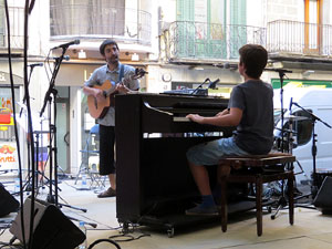 Dia de la M&uacute;sica 2016. Escenari de la Rambla de la Llibertat