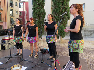 Dia de la M&uacute;sica 2016. Escenari de la pla&ccedil;a de Sant Feliu
