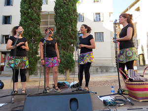 Dia de la M&uacute;sica 2016. Escenari de la pla&ccedil;a de Sant Feliu