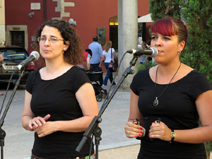 Dia de la M&uacute;sica 2016. Escenari de la pla&ccedil;a de Sant Feliu