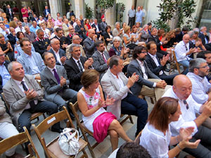 Diada Nacional 2016. Acte institucional al pati de la Diputaci&oacute; de Girona