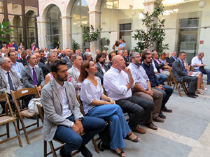 Diada Nacional 2016. Acte institucional al pati de la Diputaci&oacute; de Girona