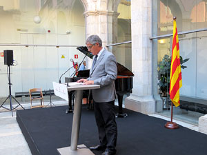 Diada Nacional 2016. Acte institucional al pati de la Diputaci&oacute; de Girona