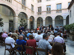 Diada Nacional 2016. Acte institucional al pati de la Diputaci&oacute; de Girona