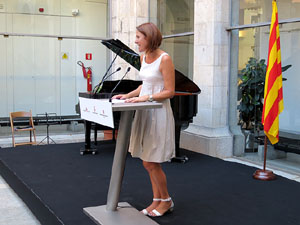 Diada Nacional 2016. Acte institucional al pati de la Diputaci&oacute; de Girona