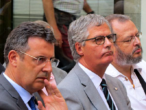 Diada Nacional 2016. Acte institucional al pati de la Diputaci&oacute; de Girona