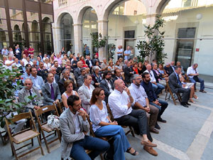 Diada Nacional 2016. Acte institucional al pati de la Diputaci&oacute; de Girona
