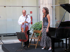 Diada Nacional 2016. Acte institucional al pati de la Diputaci&oacute; de Girona