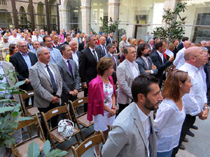 Diada Nacional 2016. Acte institucional al pati de la Diputaci&oacute; de Girona