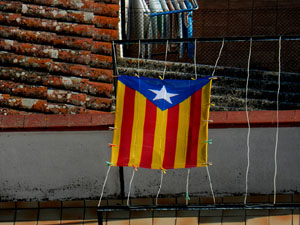 Diada Nacional 2016. Manifestaci&oacute; sotre el lema A punt. Endavant rep&uacute;blica catalana, a Salt