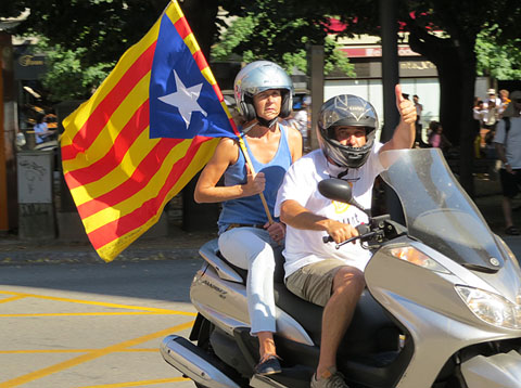 Cam&iacute; de la manifestaci&oacute;
