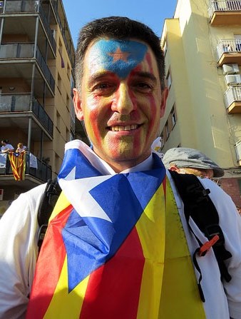 Un participant a la manifestaci&oacute;