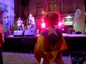 Diada Nacional 2016. Concert del grup Falciots Ninja a la pla&ccedil;a del Vi