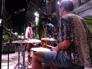 Diada Nacional 2016. Concert del grup Falciots Ninja a la pla&ccedil;a del Vi