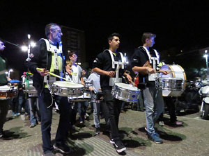 Fires 2016. Girona Gran Parade, trobada de marxing bands, amb la Girona Marxing Band, Bisband d'Empord&agrave;, Balkan Paradise Orchestra i Bufant Fort