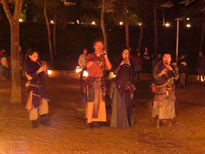 Fires 2016. Espectacle de foc i m&uacute;sica Llumin&agrave;ries de Fires, a c&agrave;rrec de Taller de Magn&egrave;sia i Els Berros de la Cort