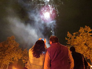 Fires 2016. Espectacle de foc i m&uacute;sica Llumin&agrave;ries de Fires, a c&agrave;rrec de Taller de Magn&egrave;sia i Els Berros de la Cort