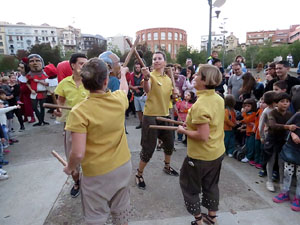 Fires 2016. El preg&oacute. Cercavila amb gegants, capgrossos i mules