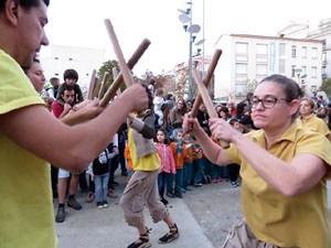 Fires 2016. El preg&oacute. Cercavila amb gegants, capgrossos i mules