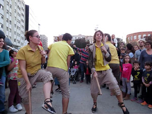 Fires 2016. El preg&oacute. Cercavila amb gegants, capgrossos i mules