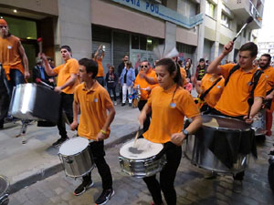 Fires 2016. El preg&oacute. Cercavila amb gegants, capgrossos i mules