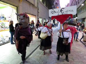 Fires 2016. El preg&oacute. Cercavila amb gegants, capgrossos i mules
