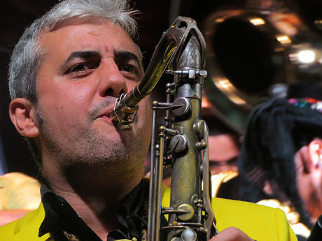 Fires 2016. El preg&oacute. Concert amb Always Drinking Marxing Band