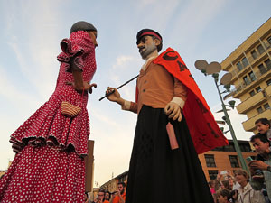 Fires 2016. El preg&oacute. Concentraci&oacute; a la pla&ccedil;a de la Constituci&oacute;