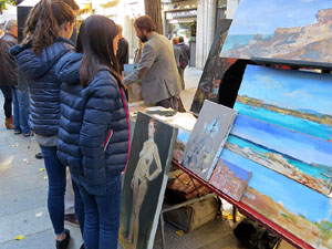 Fires 2016. 48a. Fira del Dibuix, la Pintura i la Fotografia a la Rambla de la Llibertat i la pla&ccedil;a del Vi