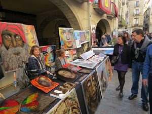 Fires 2016. 48a. Fira del Dibuix, la Pintura i la Fotografia a la Rambla de la Llibertat i la pla&ccedil;a del Vi