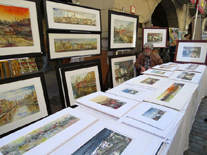 Fires 2016. 48a. Fira del Dibuix, la Pintura i la Fotografia a la Rambla de la Llibertat i la pla&ccedil;a del Vi