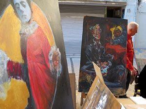 Fires 2016. 48a. Fira del Dibuix, la Pintura i la Fotografia a la Rambla de la Llibertat i la pla&ccedil;a del Vi