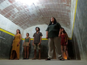FITAG 2016. Espectacle A la deriva, coproducci&oacute; FITAG 2016 al refugi antiaeri del Jard&iacute; de la Inf&agrave;ncia