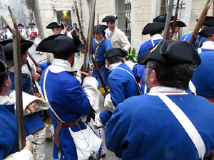 Girona resisteix! Jornades de recreaci&oacute; hist&ograve;rica de la Guerra de Successi&oacute;. Combat al carrer de Bellmirall