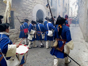 Girona resisteix! Jornades de recreaci&oacute; hist&ograve;rica de la Guerra de Successi&oacute;. Combat al carrer de Bellmirall