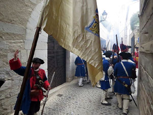 Girona resisteix! Jornades de recreaci&oacute; hist&ograve;rica de la Guerra de Successi&oacute;. Combat al carrer de Bellmirall