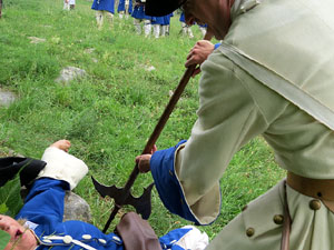 Girona resisteix! Jornades de recreaci&oacute; hist&ograve;rica de la Guerra de Successi&oacute;. Castell de Montju&iuml;c. La capitulaci&oacute;