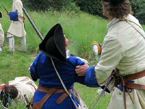 Girona resisteix! Jornades de recreaci&oacute; hist&ograve;rica de la Guerra de Successi&oacute;. Castell de Montju&iuml;c. La capitulaci&oacute;