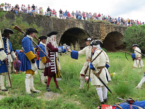 Girona resisteix! Jornades de recreaci&oacute; hist&ograve;rica de la Guerra de Successi&oacute;. Castell de Montju&iuml;c. La capitulaci&oacute;