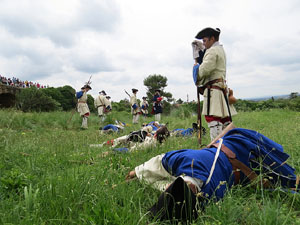 Girona resisteix! Jornades de recreaci&oacute; hist&ograve;rica de la Guerra de Successi&oacute;. Castell de Montju&iuml;c. Cloenda de la recreaci&oacute; hist&ograve;rica