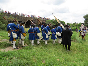 Girona resisteix! Jornades de recreaci&oacute; hist&ograve;rica de la Guerra de Successi&oacute;. Castell de Montju&iuml;c. Cloenda de la recreaci&oacute; hist&ograve;rica